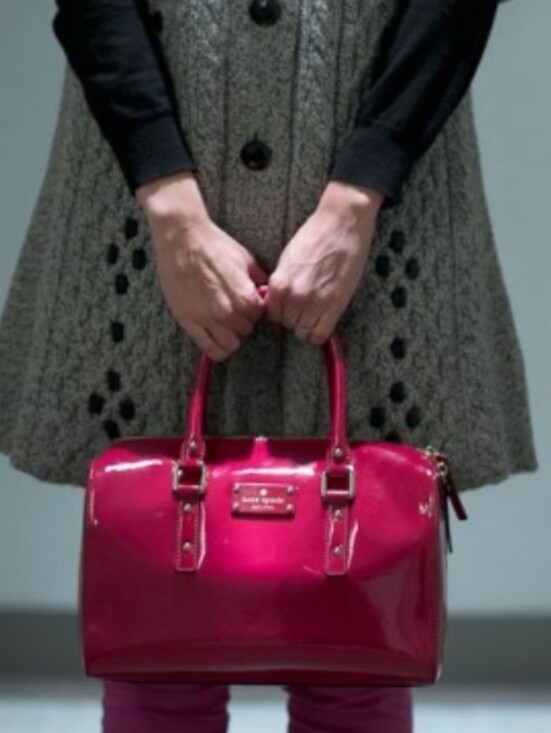 kate spade Handbags - kate spade. Hot Pink Patent Leather Satchel with Gold Hardware. Beautiful